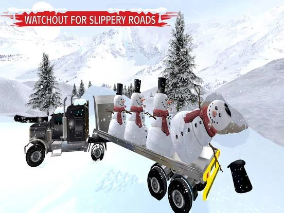 Изображение игры: Winter Snow Giant Truck Drive