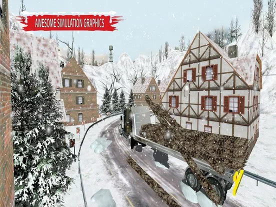 Изображение игры: Winter Snow Giant Truck Drive