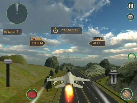 Изображение игры: Jet F21 Air Simulation