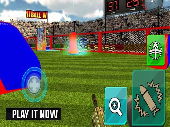 Изображение игры: Paintball Shooter Fighting