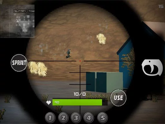 Изображение игры: Pixel Battle Royale Ground Gun