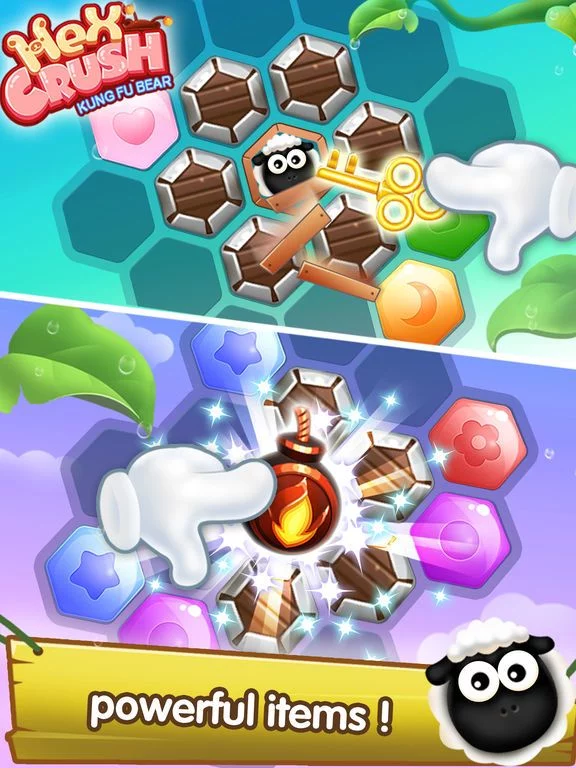 Изображение игры: Hex Crush: Block Games Free GO