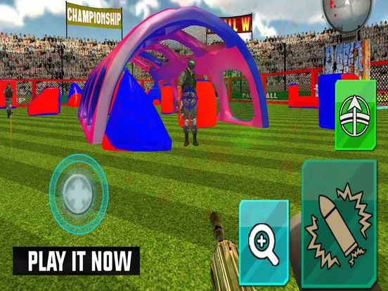 Изображение игры: Paintball Shooter Fighting