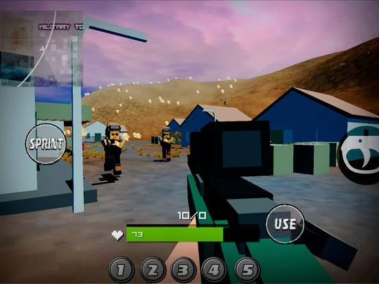 Изображение игры: Pixel Battle Royale Ground Gun