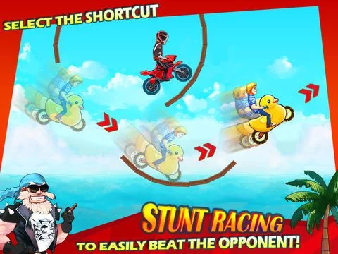 Изображение игры: Stunt Racing - Extreme Moto Trials