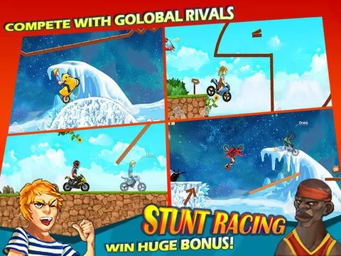 Изображение игры: Stunt Racing - Extreme Moto Trials