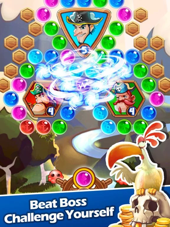 Изображение игры: Bubble Pirates - Bubble Shooter puzzle game!