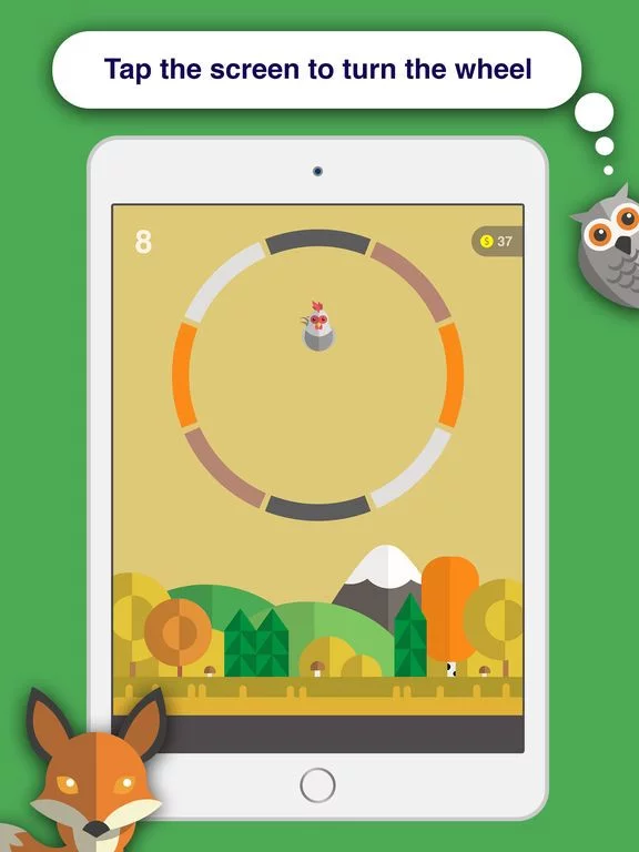 Изображение игры: Bouncy colors - turn and jump