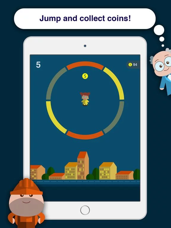 Изображение игры: Bouncy colors - turn and jump