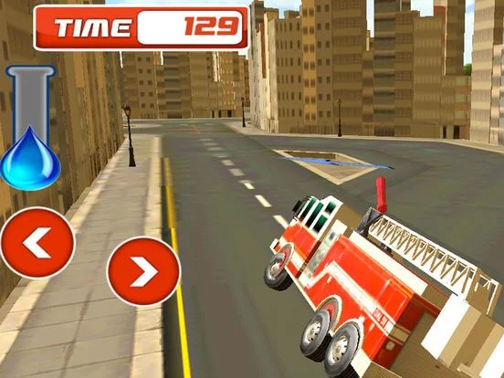 Изображение игры: City Fire Fighter Rescue Truck Sim