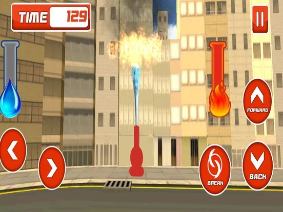 Изображение игры: City Fire Fighter Rescue Truck Sim