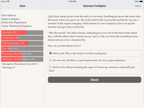 Изображение игры: The Volunteer Firefighter
