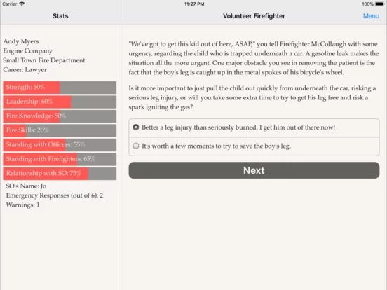 Изображение игры: The Volunteer Firefighter