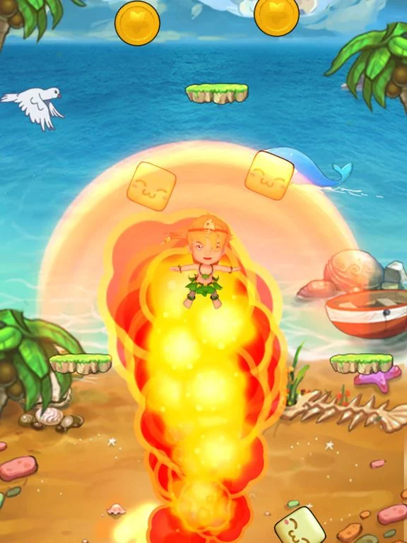 Изображение игры: Jump! Let's jumping in the sky,Mr jumper!