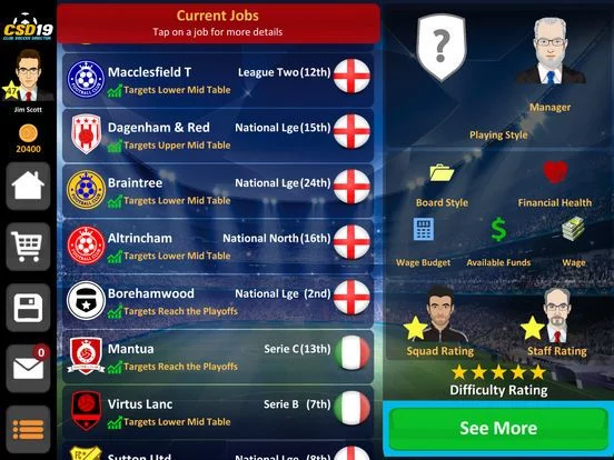 Изображение игры: Club Soccer Director 2019