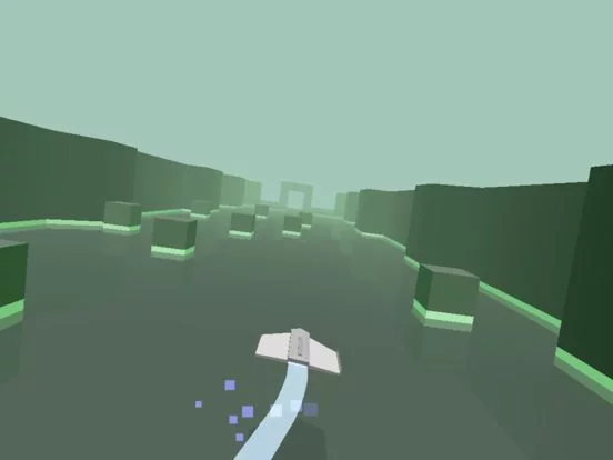 Изображение игры: Cube Field: Plane Racing Game