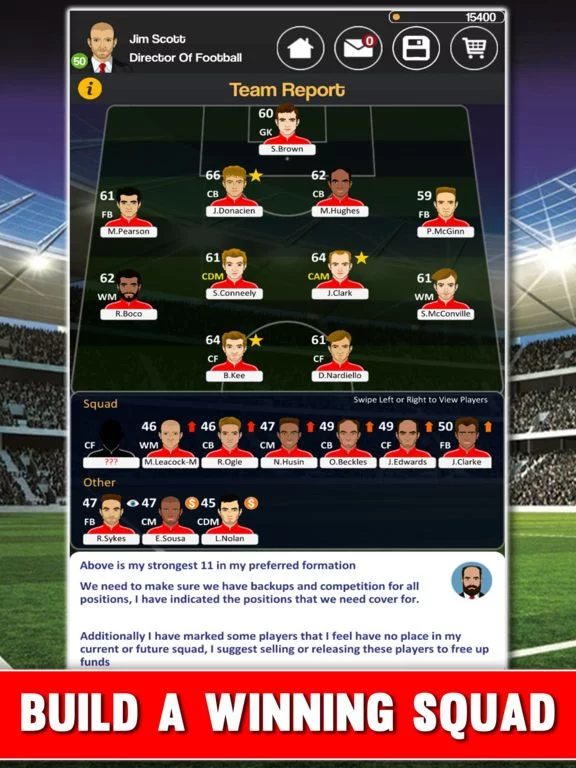 Изображение игры: Club Soccer Director 2018