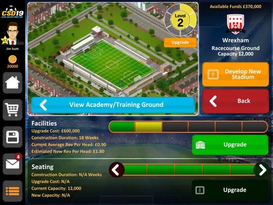 Изображение игры: Club Soccer Director 2019
