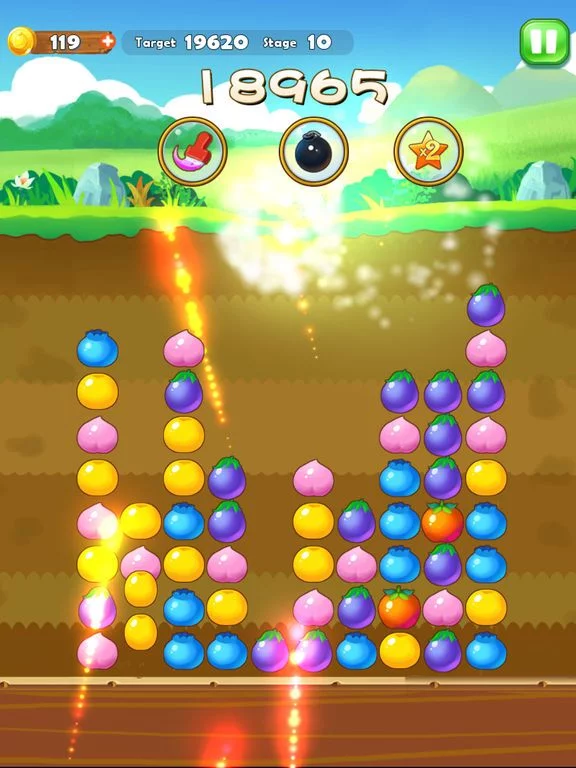 Изображение игры: Puzzle Fruit - Tap Block Games