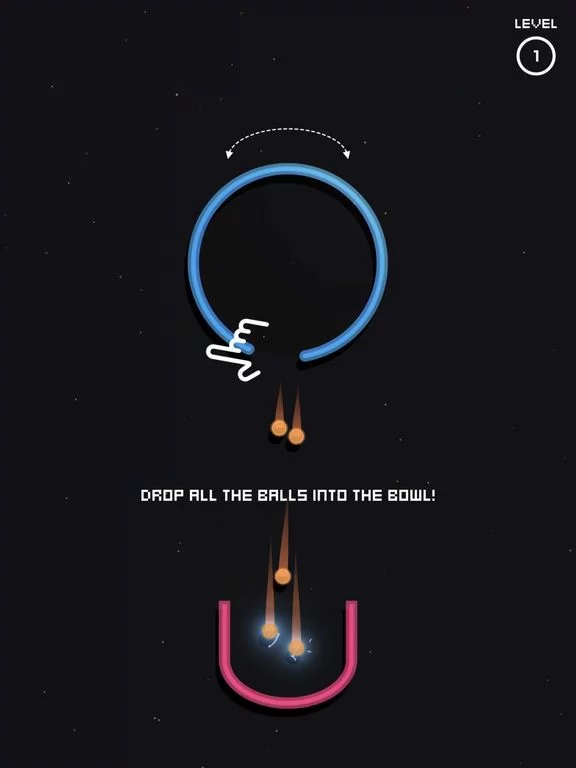 Изображение игры: Gravity Dots