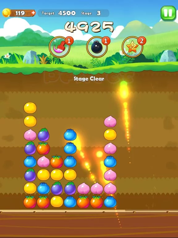 Изображение игры: Puzzle Fruit - Tap Block Games
