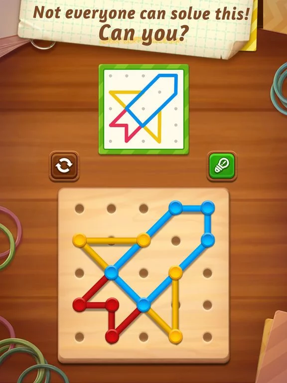 Изображение игры: Line Puzzle: Color String Art