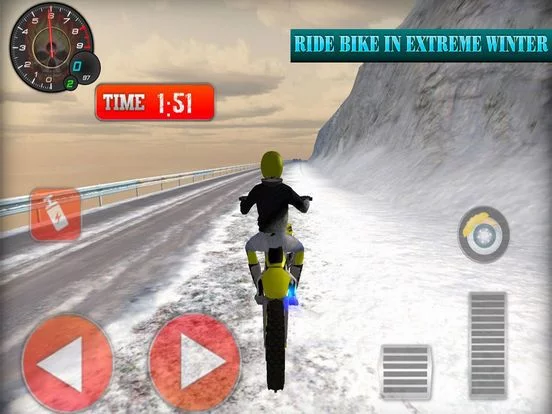 Изображение игры: Winter Skill Driving Motorcycl