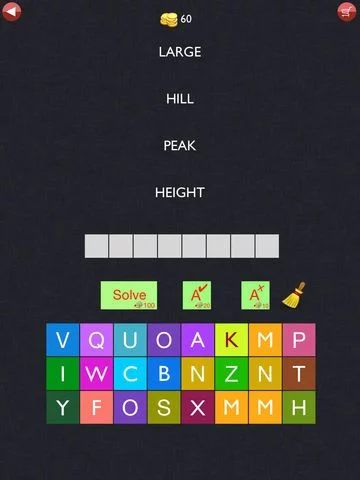 Изображение игры: 4 Clues - What's the right word puzzle