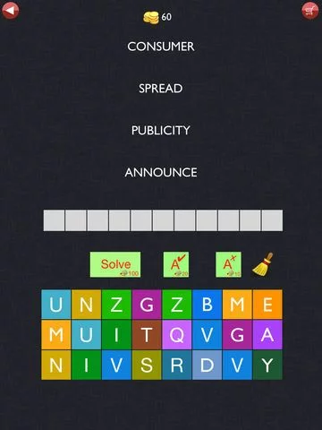 Изображение игры: 4 Clues - What's the right word puzzle