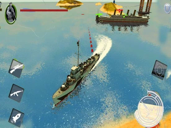 Изображение игры: Commando Navy Battleship 3D