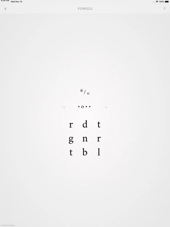 Изображение игры: Vowels