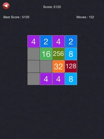 Изображение игры: 2048 Puzzle Board Free - Number Puzzle game (4096 - 5x5) Redefined