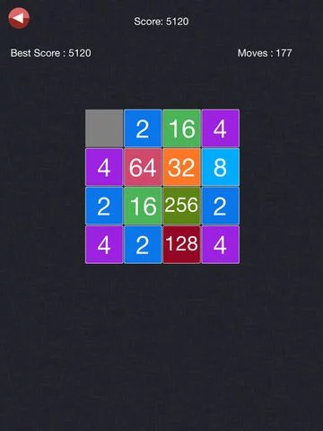 Изображение игры: 2048 Puzzle Board Free - Number Puzzle game (4096 - 5x5) Redefined