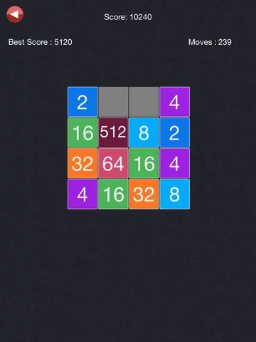Изображение игры: 2048 Puzzle Board Free - Number Puzzle game (4096 - 5x5) Redefined