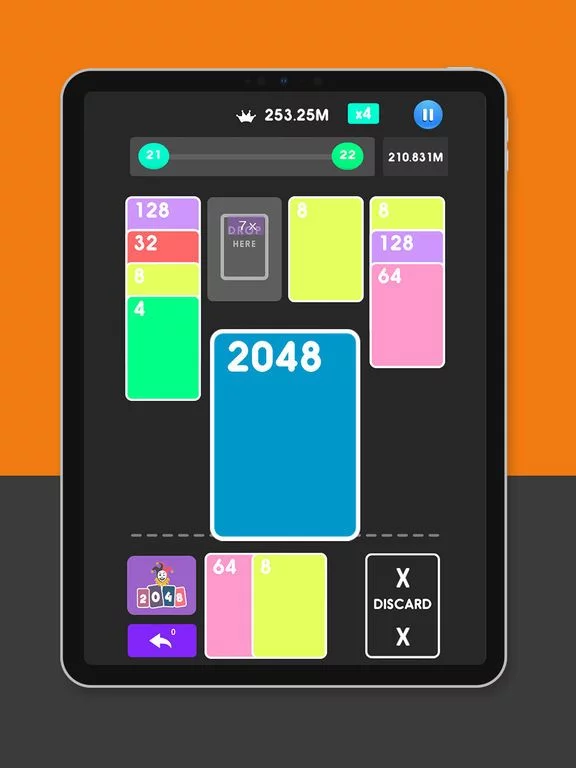 Изображение игры: Classic 2048 Merge Solitaire