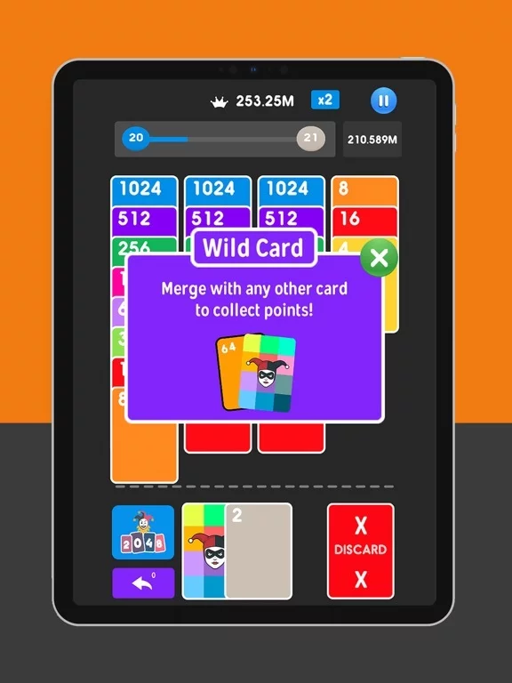 Изображение игры: Classic 2048 Merge Solitaire