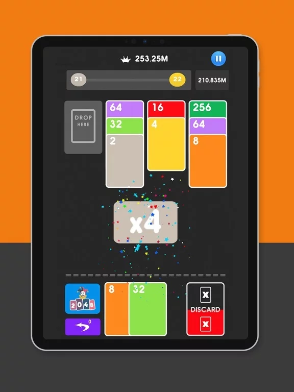 Изображение игры: Classic 2048 Merge Solitaire