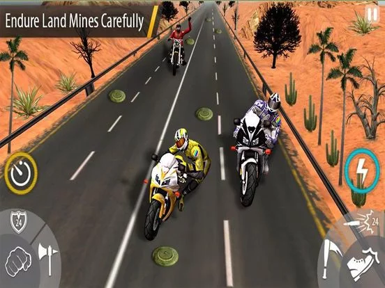 Изображение игры: Bike Attack Race