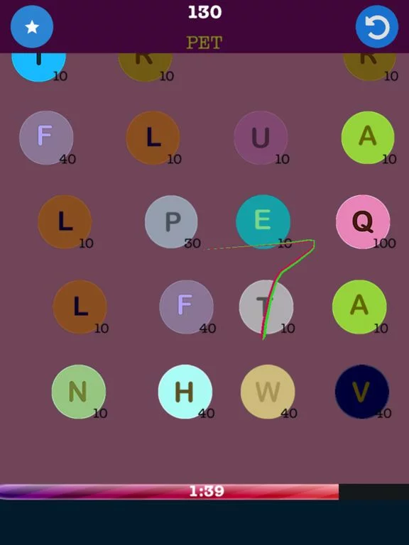 Изображение игры: Word Swing: Slice and Create