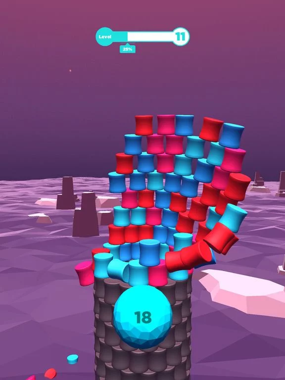 Изображение игры: Color Stack Tower