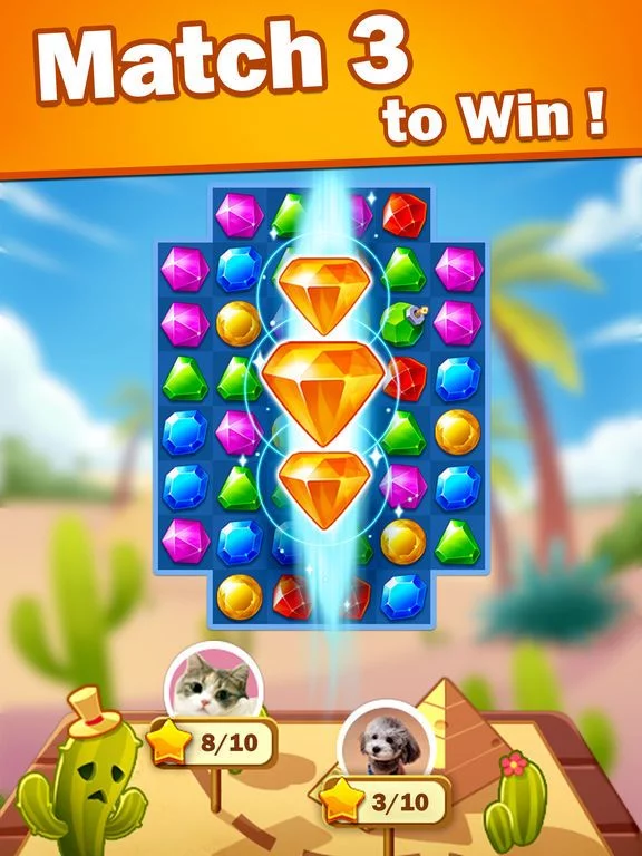 Изображение игры: Jewel Adventure - Match 3 Game