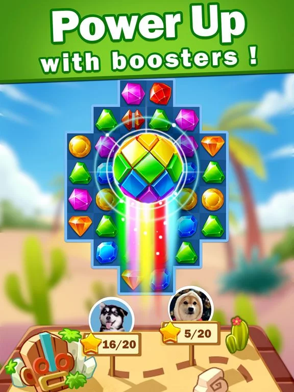 Изображение игры: Jewel Adventure - Match 3 Game