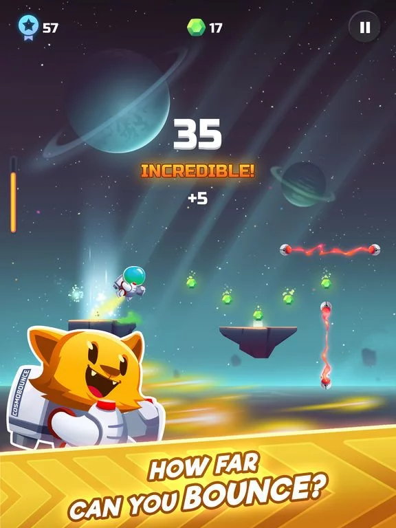 Изображение игры: Cosmo Bounce