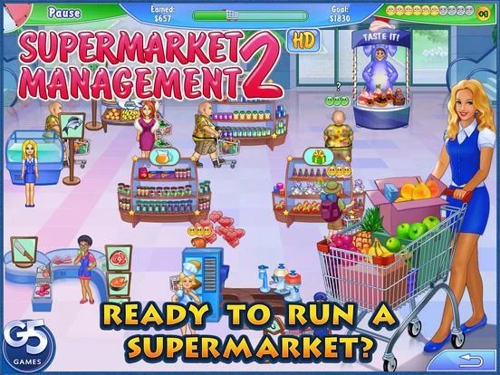 Изображение игры: Supermarket Management 2 HD