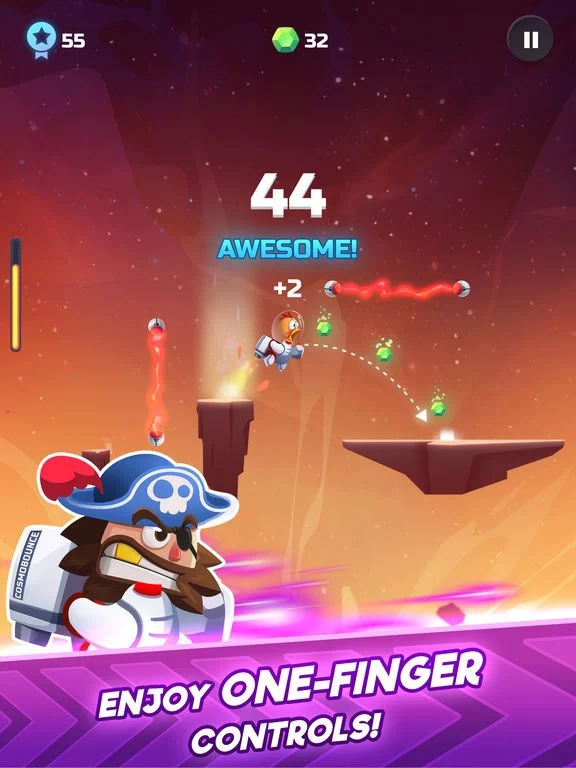 Изображение игры: Cosmo Bounce
