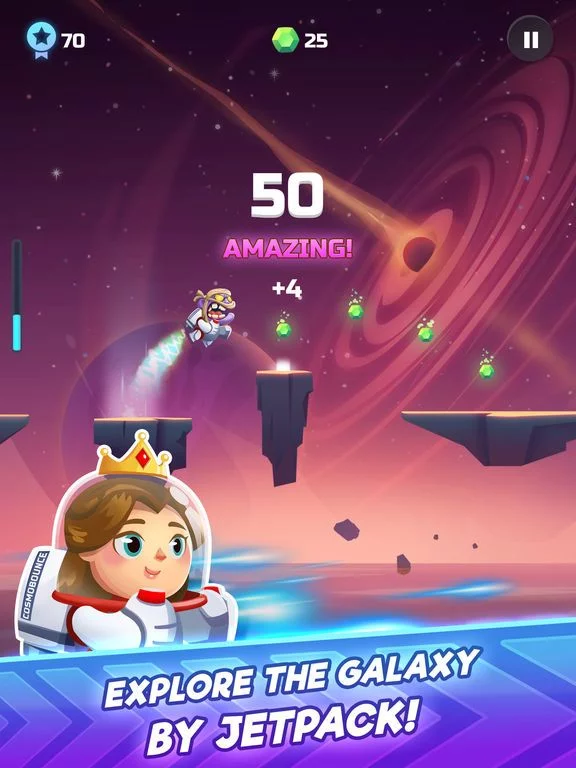 Изображение игры: Cosmo Bounce