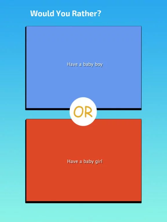 Изображение игры: Would u Rather?