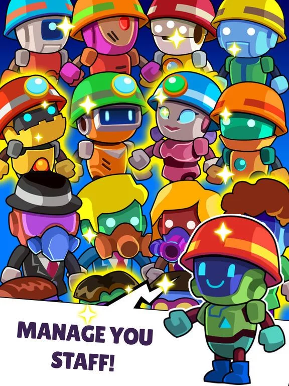 Изображение игры: Robot Inc, Idle Factory Tycoon