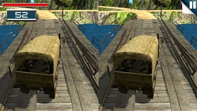 Изображение игры: Vr Mountain Army Truck: Simulator game-s 2016