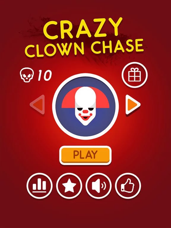 Изображение игры: Crazy Clown Chase